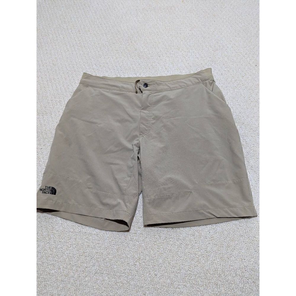 The North Face Men's Khaki Nylon Short Casual Flat Front Size 38
